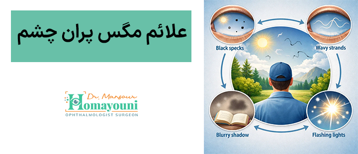 علائم مگس پران چشم