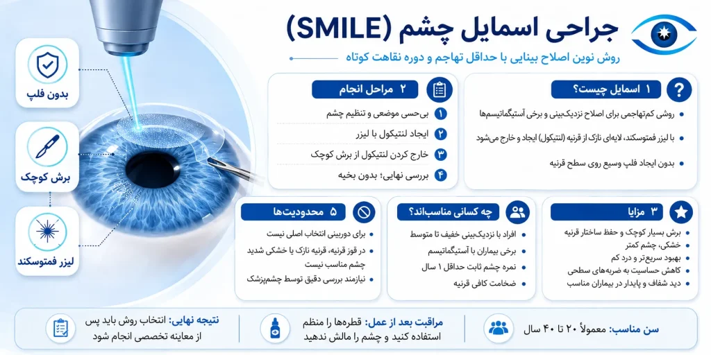 جراحی اسمایل چشم
